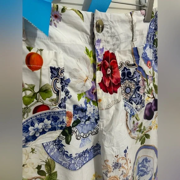 Anthropologie The Colette Wide Leg Cropped Pants by Maeve - Picture 5 of 13